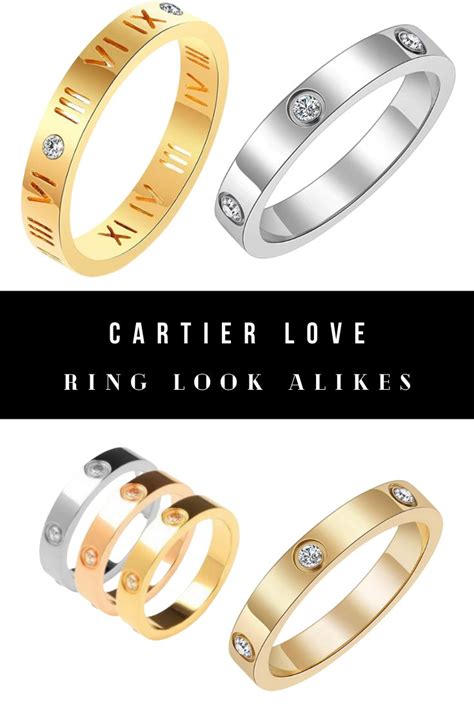 cartier band dupe|cartier dupe look alikes.